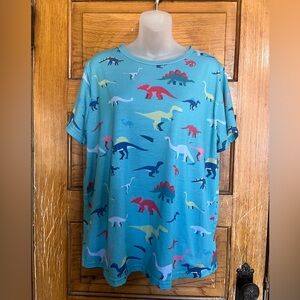Colorful Dinosaur Print T-Shirt
